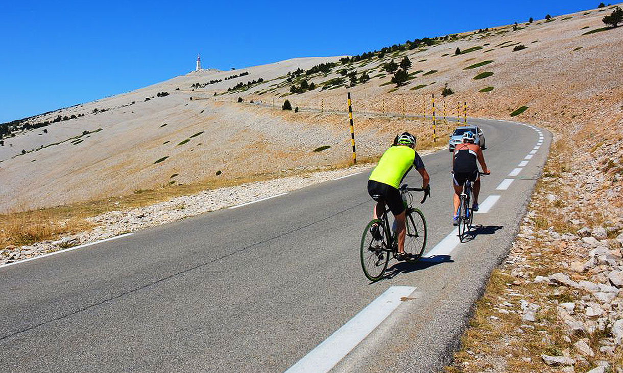 Séjour cycliste sur les routes mythiques du Mont Ventoux -	Vacances Léo Lagrange   -  Vaison la Romaine